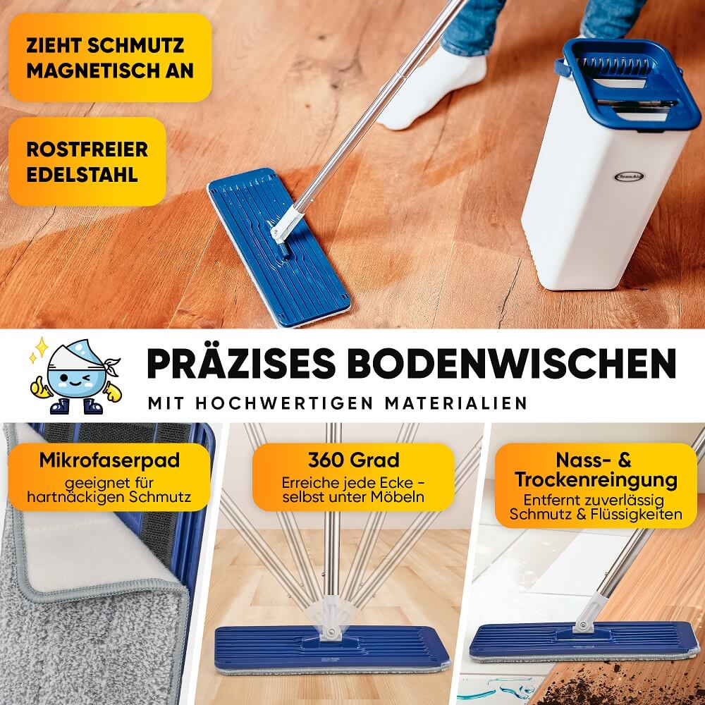 CleanAid FORMOSA 2 Bodenwischer-Set