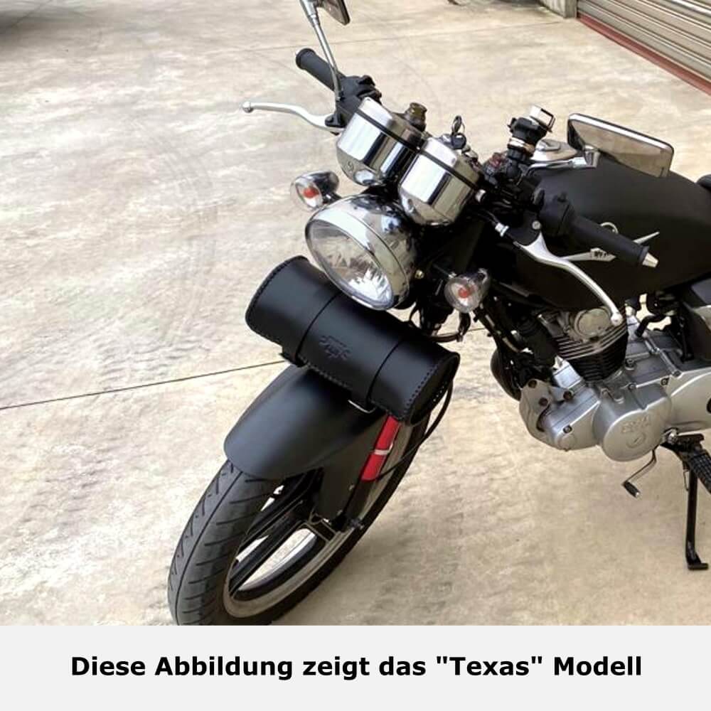 CruiseEasy Motorrad Werkzeugtasche Echtleder Texas Modell 3